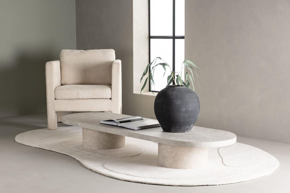 Couchtisch 190*60cm, beige - Maisons Du Monde