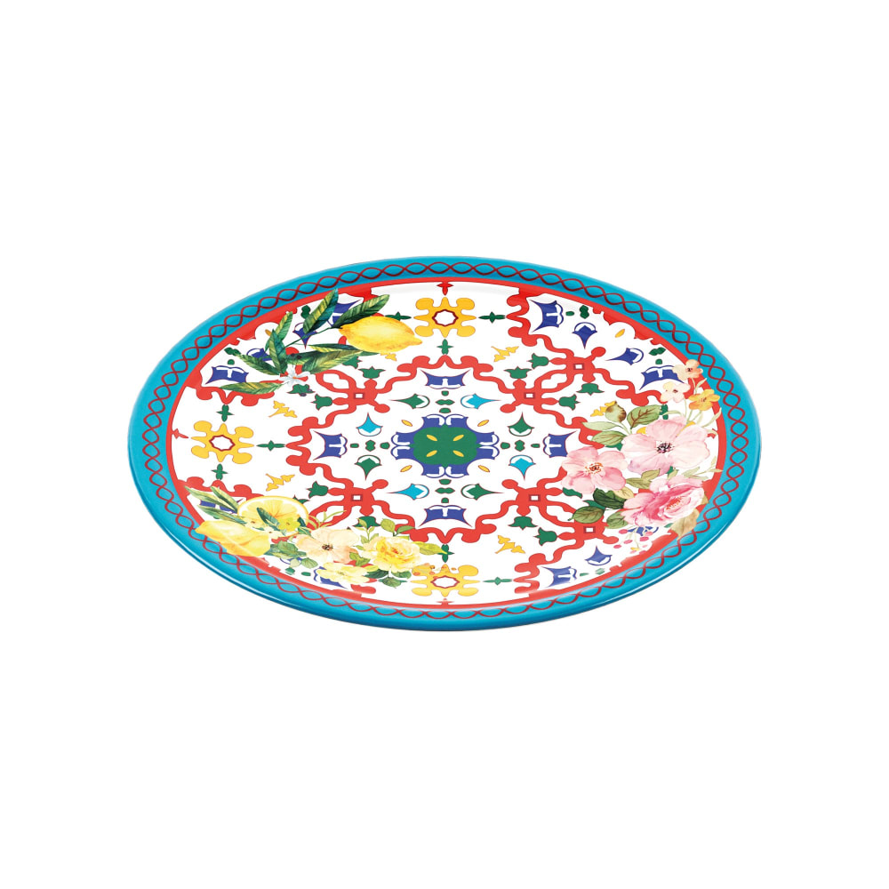 Lot de 6 assiettes plates en mélamine à motifs 27,5 cm - Maisons du Monde