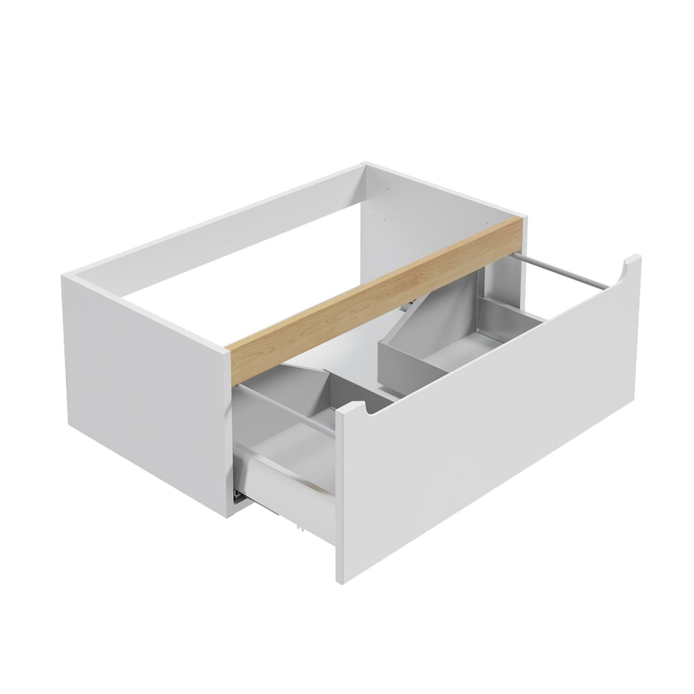 Waschbeckenunterschrank 80cm MDF Weiß - Maisons Du Monde