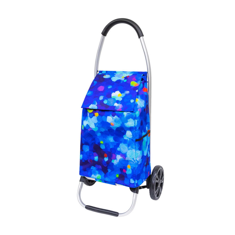Pylones Einkaufstrolley, Polyester 0 x 22 x 53 cm blau - Pvc - Polyvinlychlorid