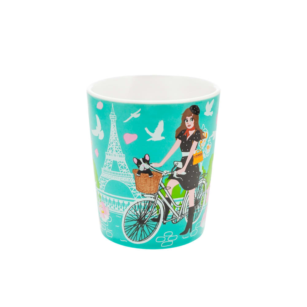 Pylones Tasse espresso bleu 2 porcelaine de chine 5,5 x 6,3 cm x 6,3 cm Multicolore