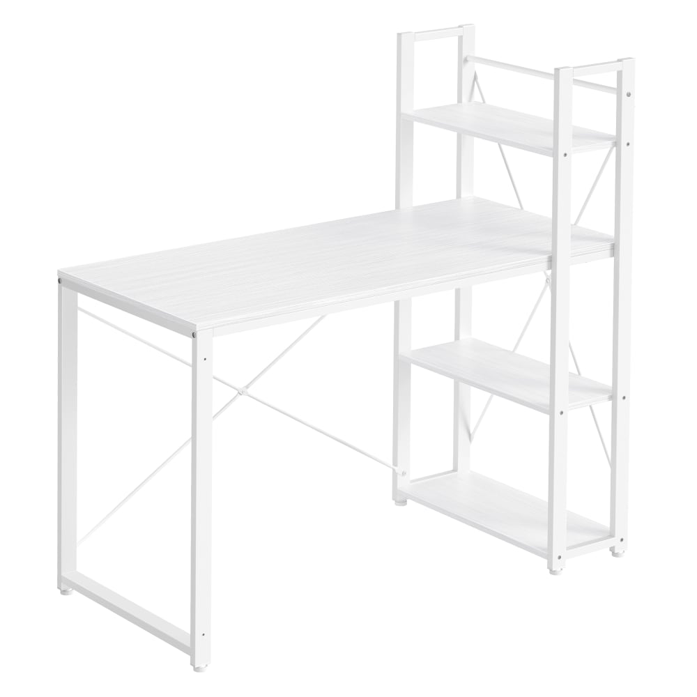bureau avec étagères