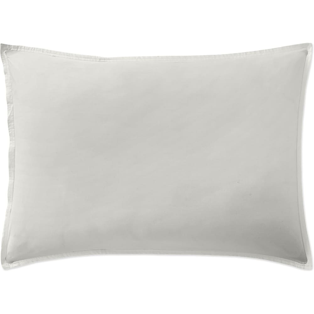 Taie d'oreiller percale de coton gris perle 50x70 cm