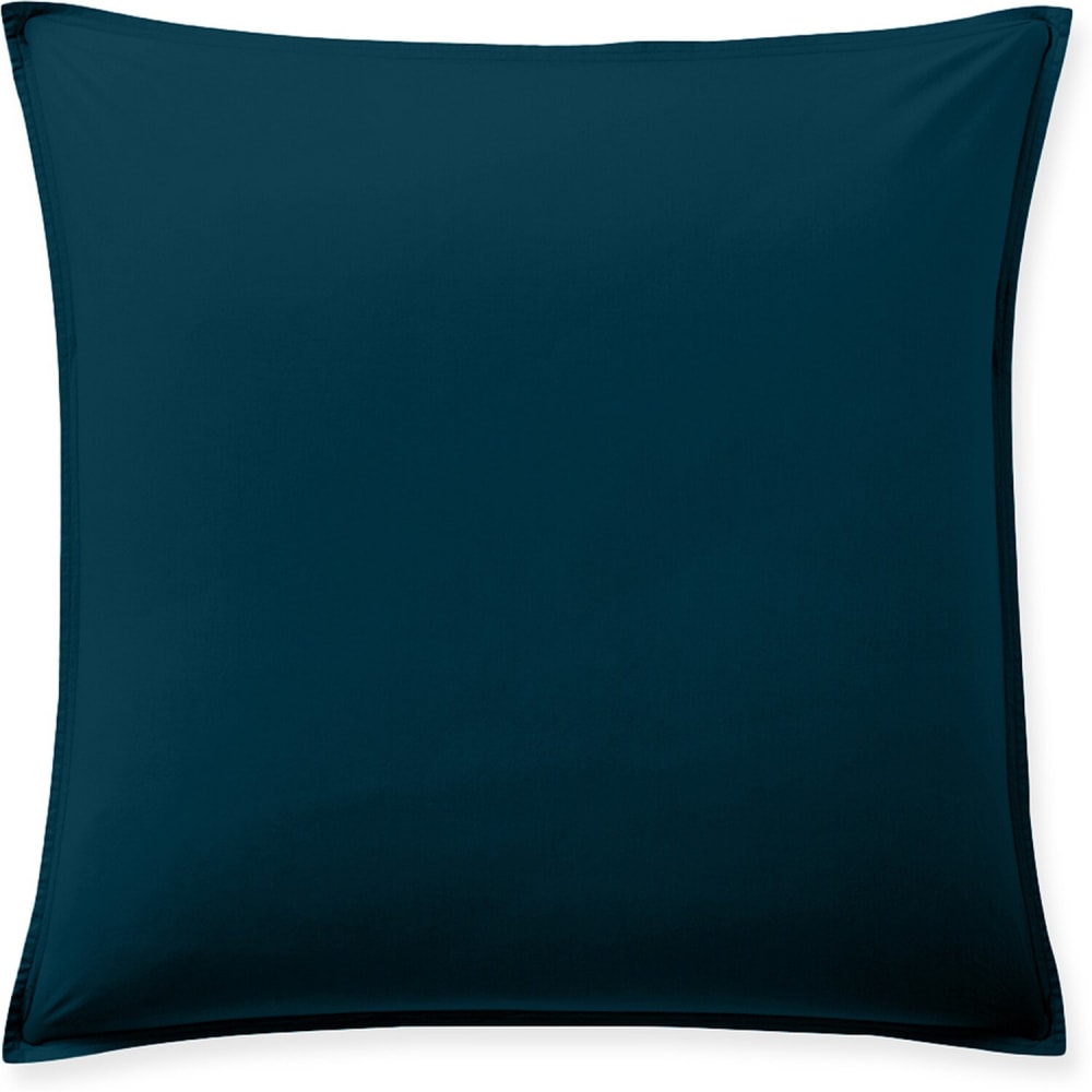 Taie d'oreiller percale de coton bleu impérial 65x65 cm