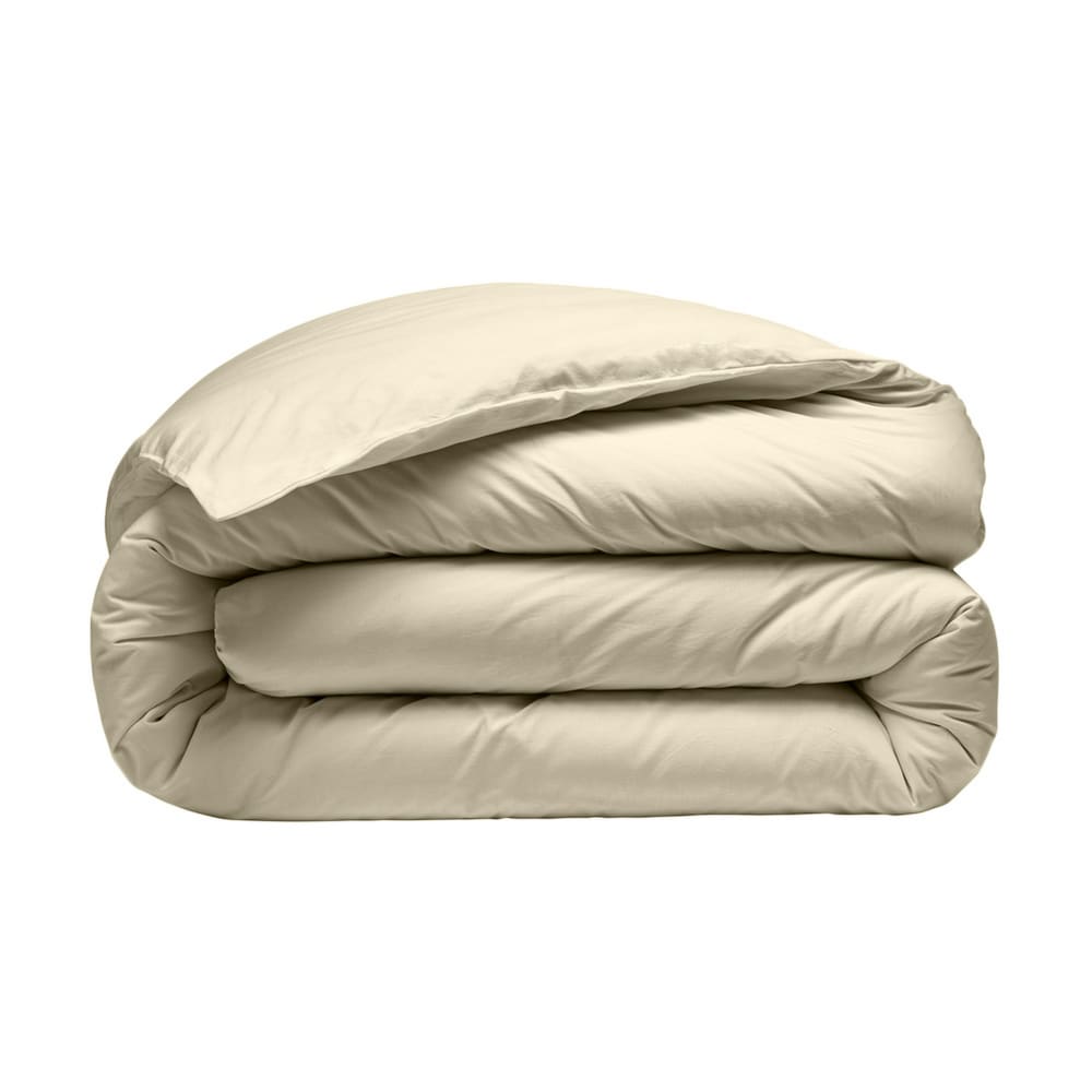 Housse de couette 220x240 cm Percale de Coton Ecru Naturel — vue 3