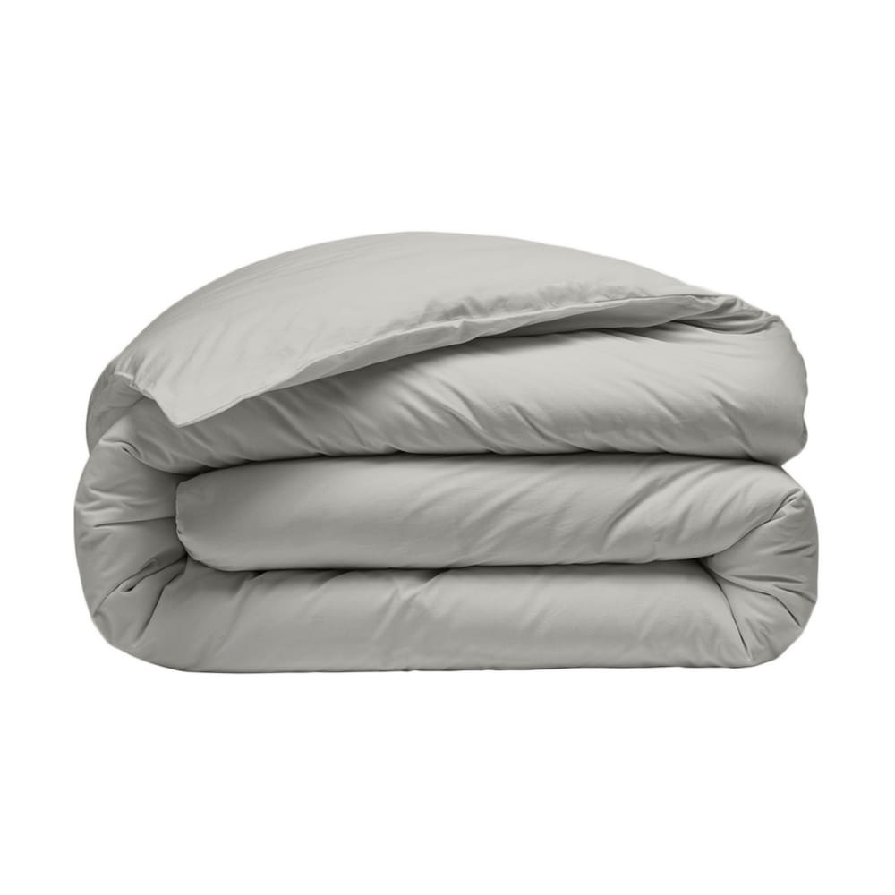 Housse de couette 240x260 cm Percale de Coton Gris Perle — vue 3