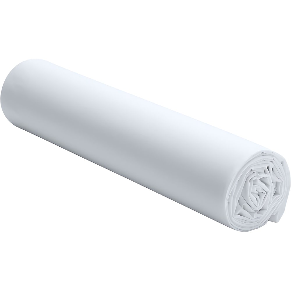 Drap housse percale de coton blanc nuage 140x190 cm — vue 3