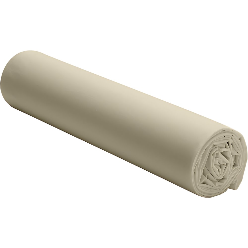 Drap housse percale de coton ecru naturel 140x190 cm — vue 3