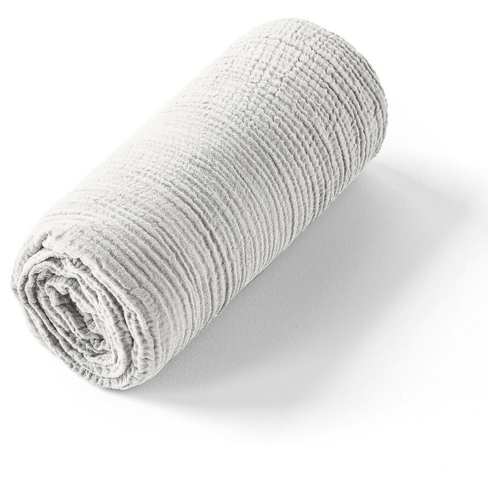 Drap housse gaze de coton blanc pur 140x190 cm — vue 4