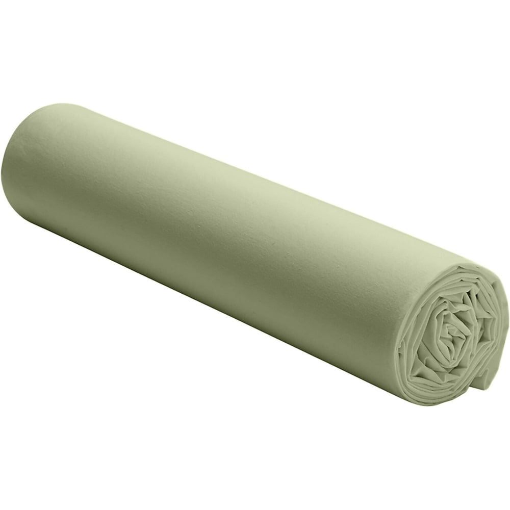Drap housse percale de coton vert d'eau 140x190 cm - Maisons du Monde
