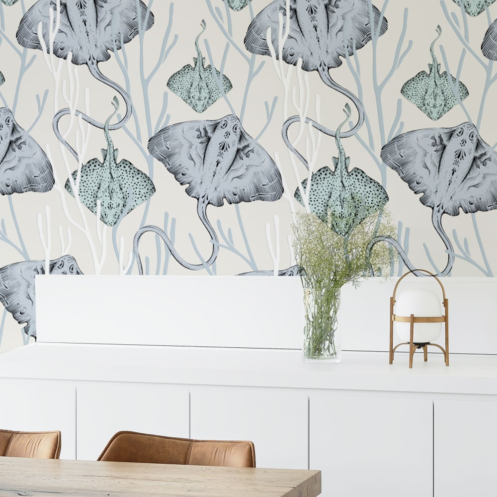 Papier peint narinari, beige 525 x 250cm