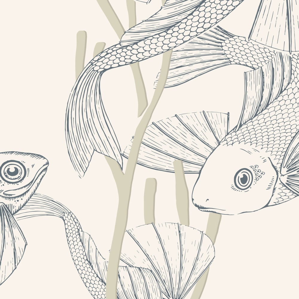 Papier peint acapulco, beige 300 x 250cm — vue 4