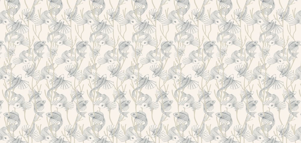 Papier peint panoramique Acapulco, Beige 150 x 250cm