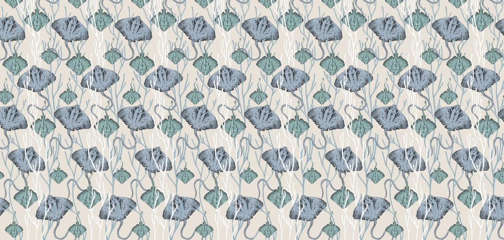 Papier peint narinari, beige 300 x 250cm — vue 3