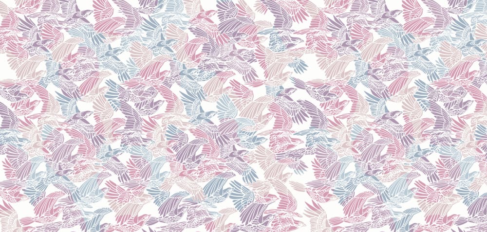 Papier peint cuzco, mauve 375 x 250cm — vue 3