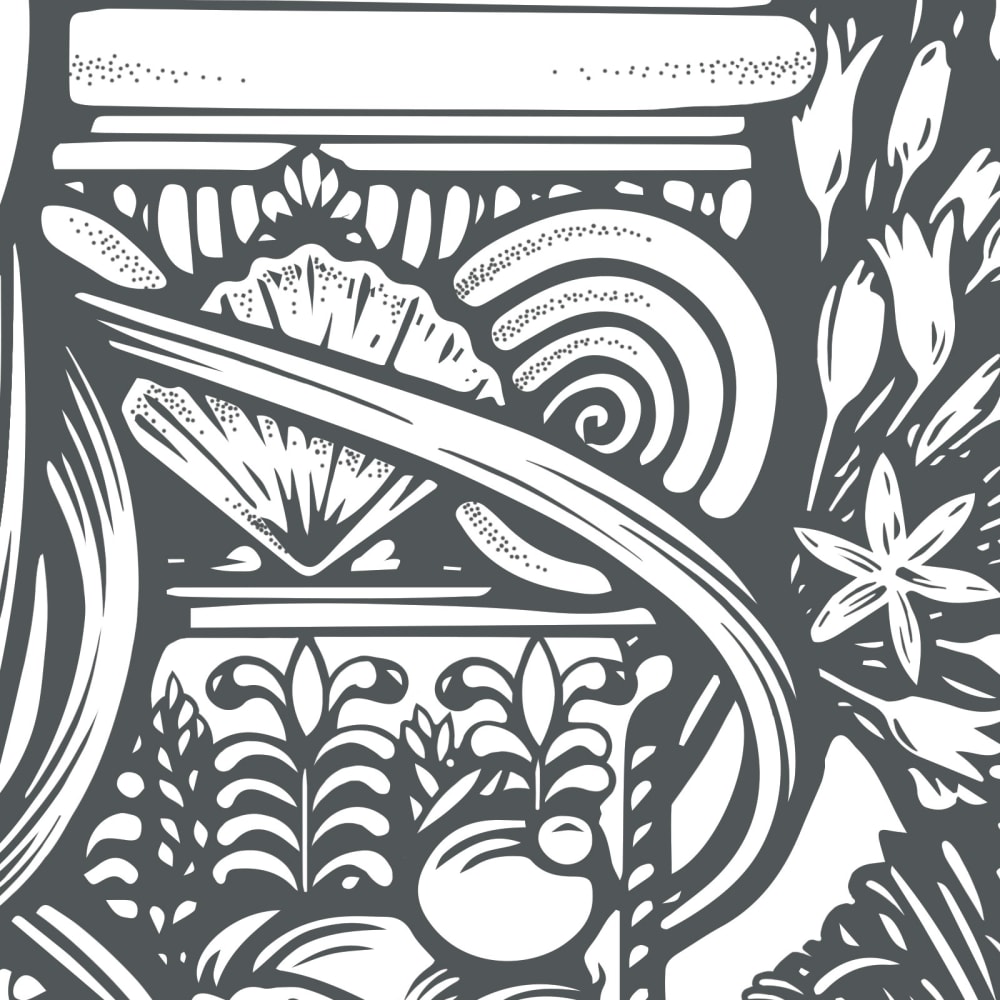 Papier peint atlante, gris foncé 375 x 250cm — vue 4