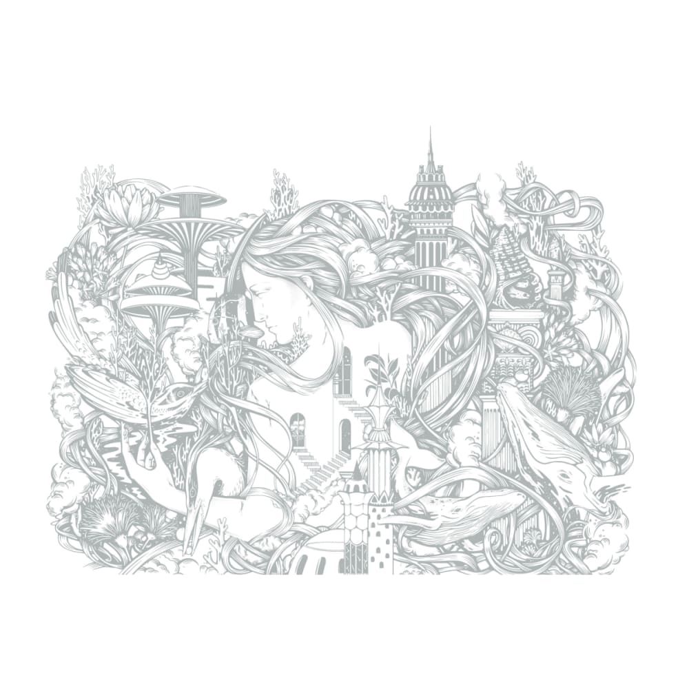 Papier peint atlante, gris 375 x 250cm — vue 3