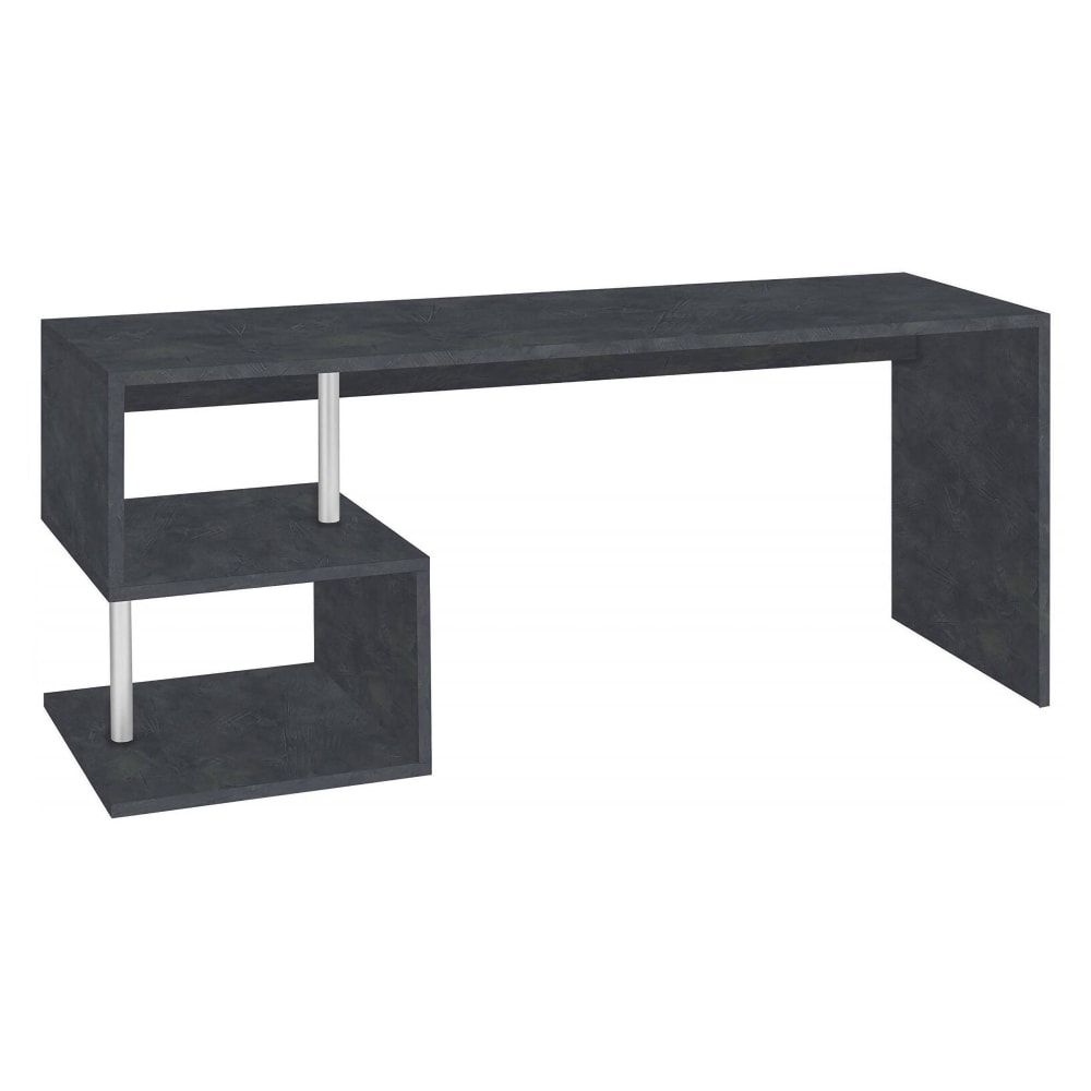 bureau effet bois ardoise