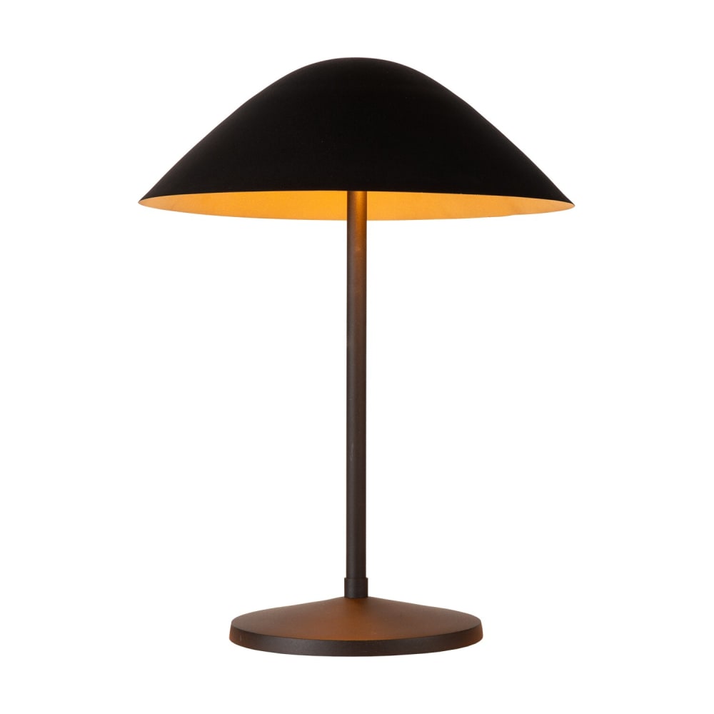 Atmooz Tischleuchte aus Metall, 34x45x34, Pilzförmige, Schwarz Schwarz Metall