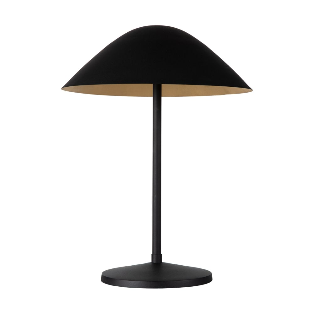 Lampe de table en forme de champignon, métal, noir, 34 x 45 x 34 cm — vue 4