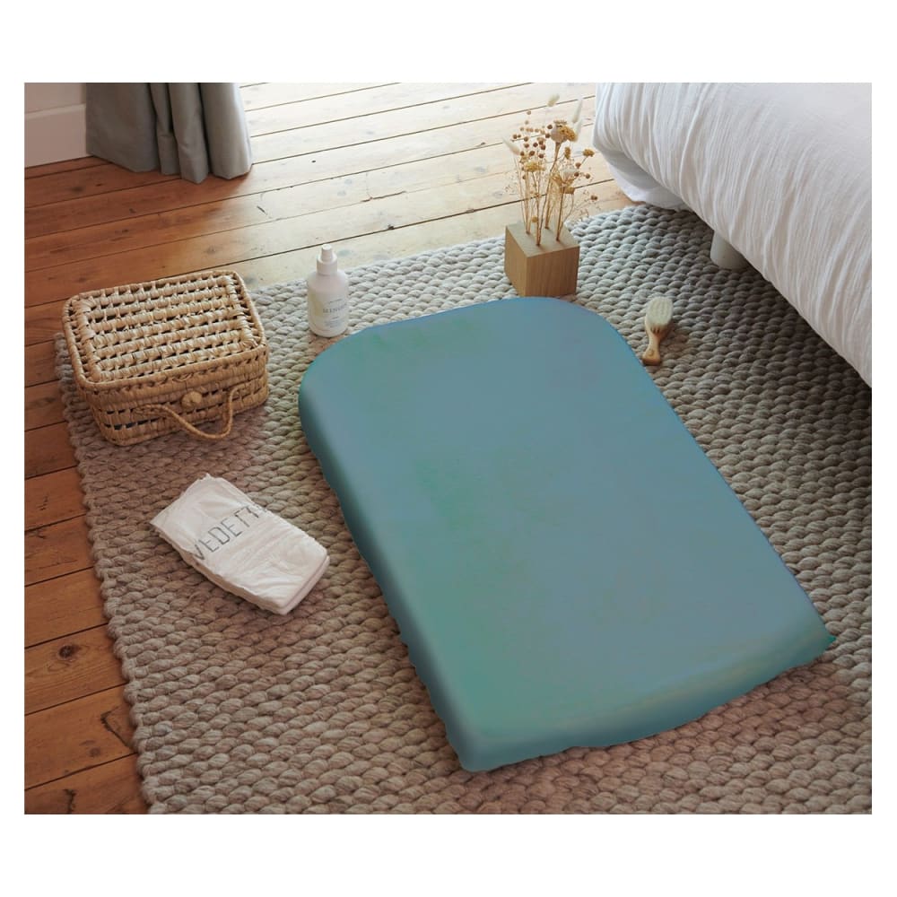 Housse de matelas à langer bleu canard (50 x 75 cm) - Maisons du Monde