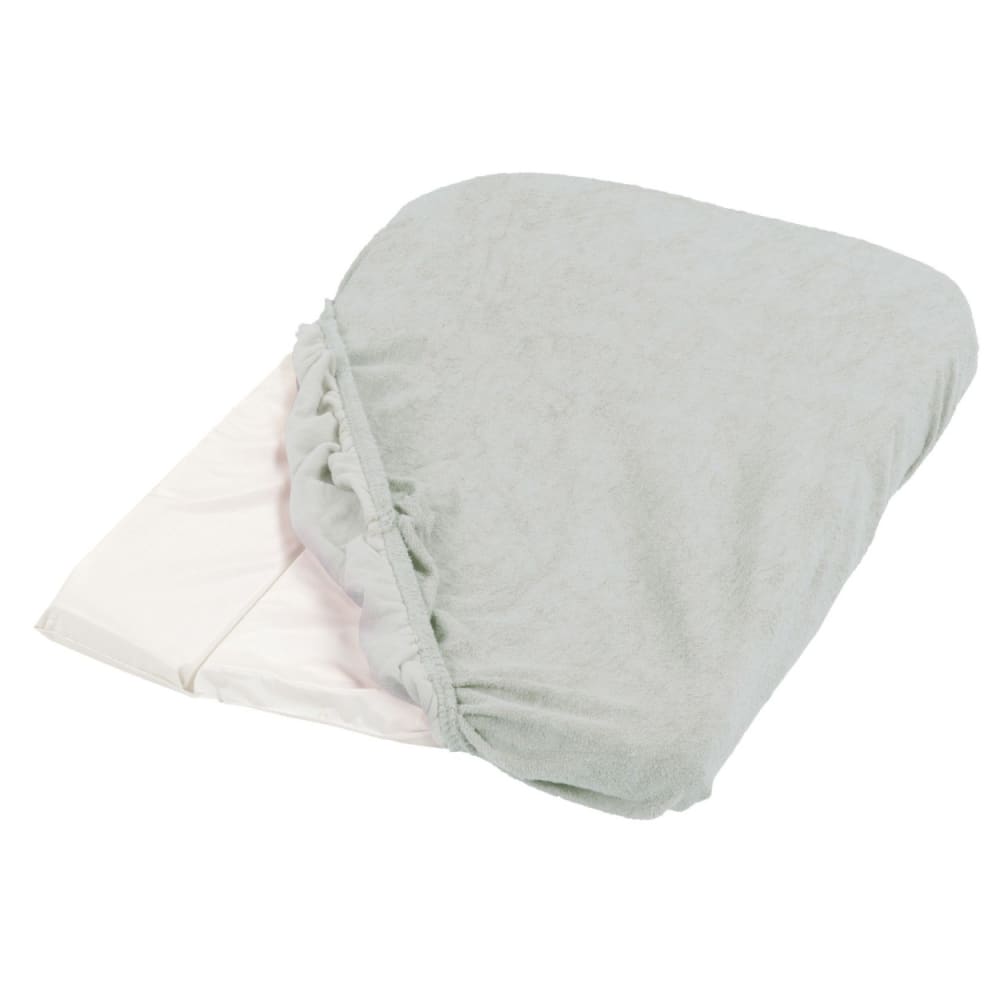 Lot de 2 housses de matelas à langer Bébé Gris clair Eponge 50x70 cm