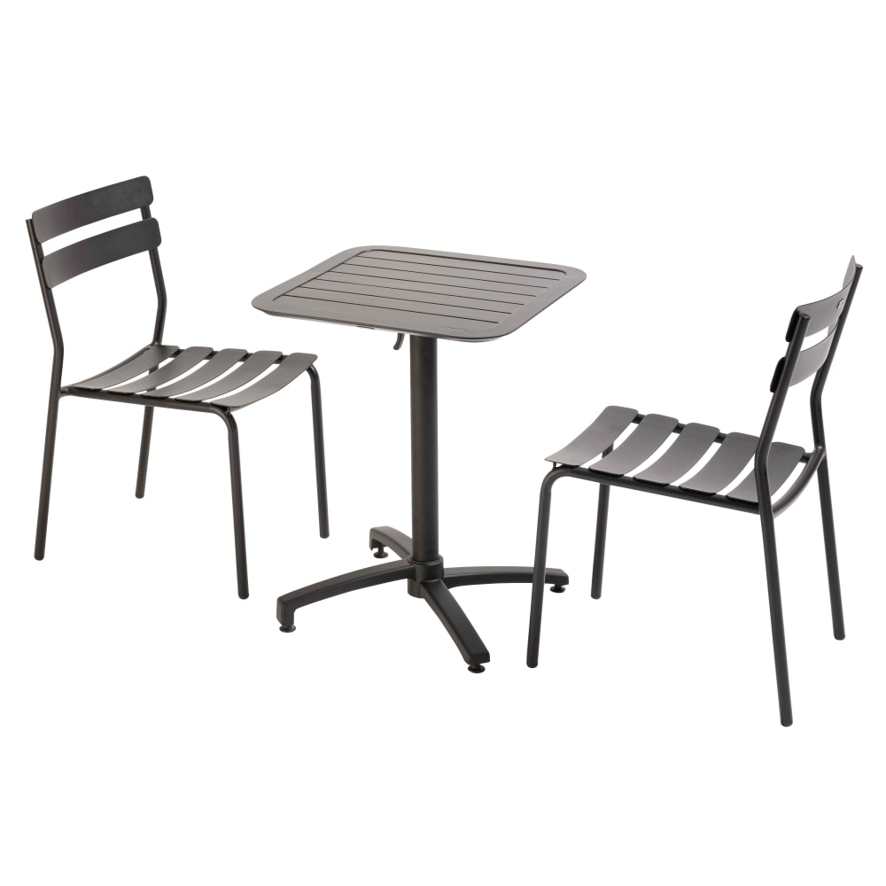 Table de terrasse inclinable - chaises