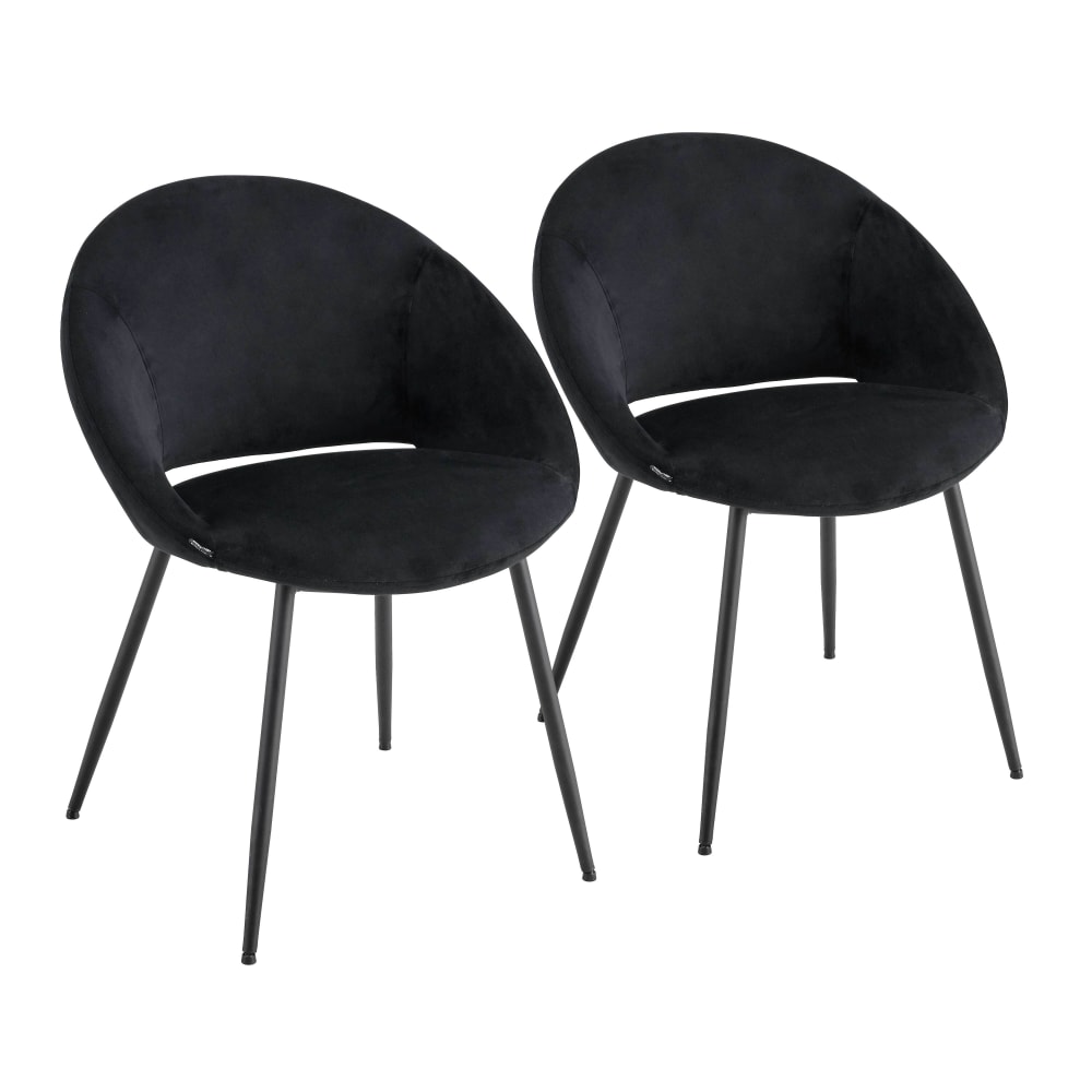 Lot de 2 chaises en acier