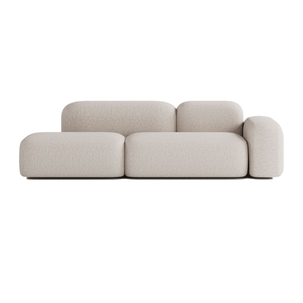 Canapé modulable 3 places - beige