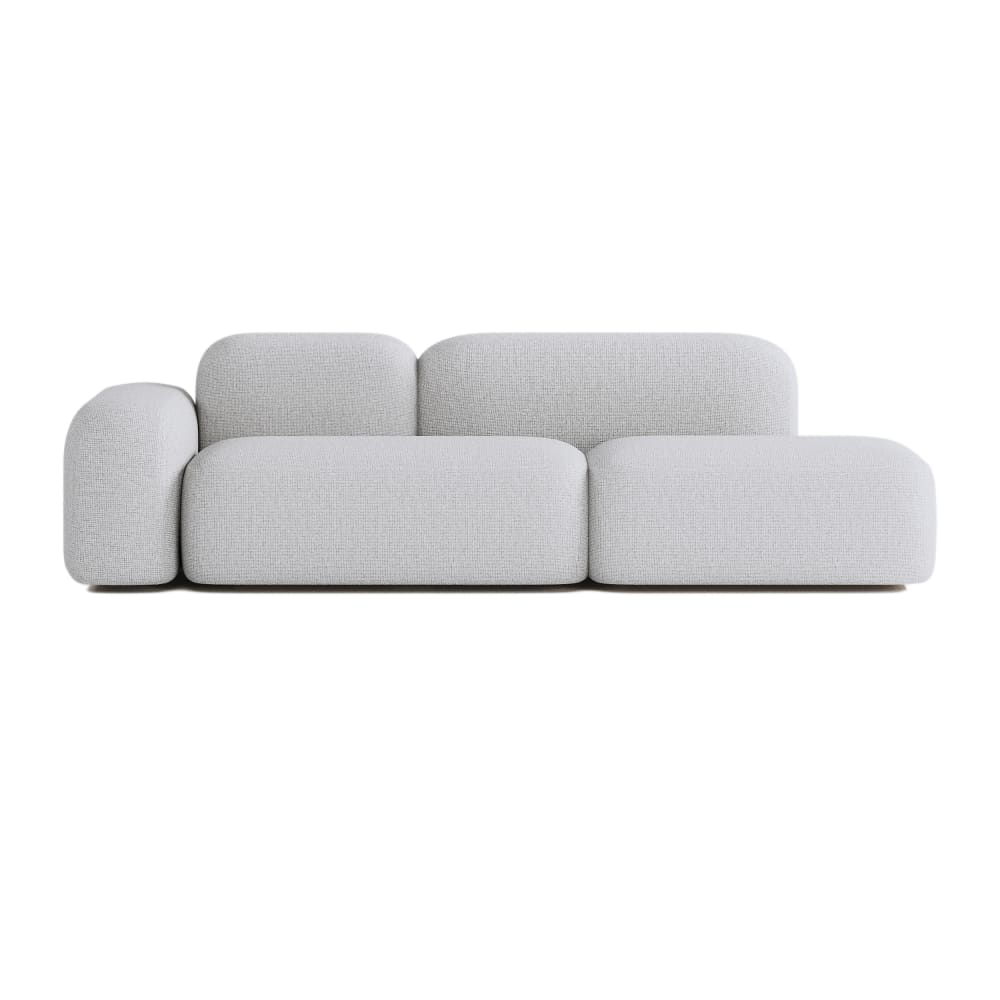 Canapé modulable 3 Places - gris