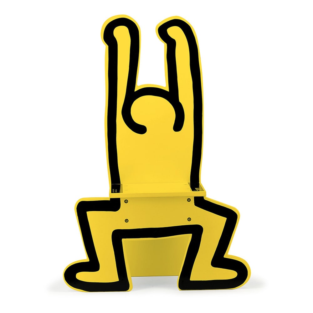 Chaise Keith Haring Jaune