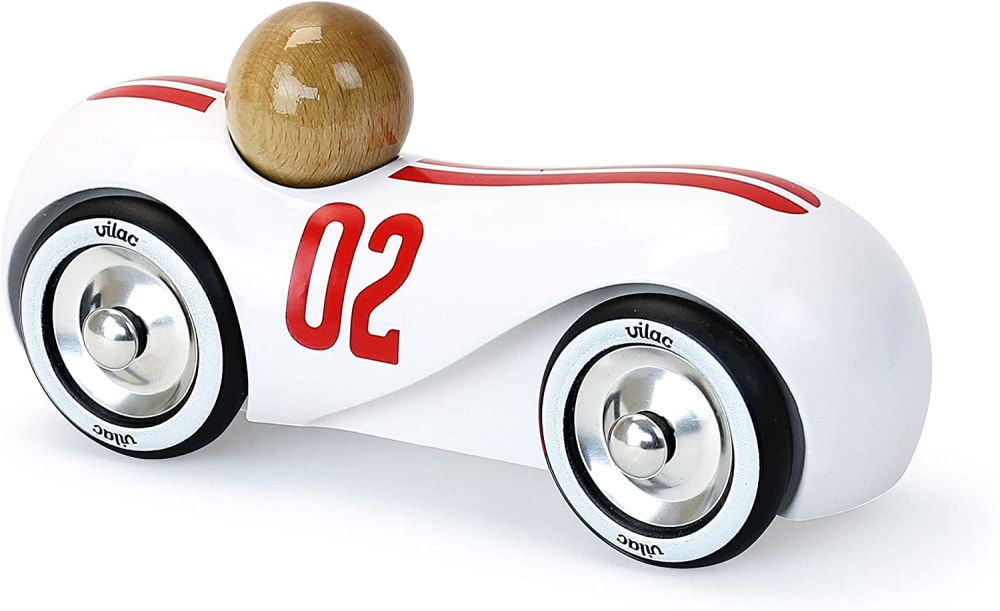 Voiture streamline vintage blanche - Maisons du Monde