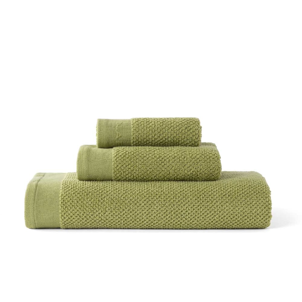 Ensemble de bain 3 pièces 500 gr/m2 (30x50+50x90+90x150 cm) vert