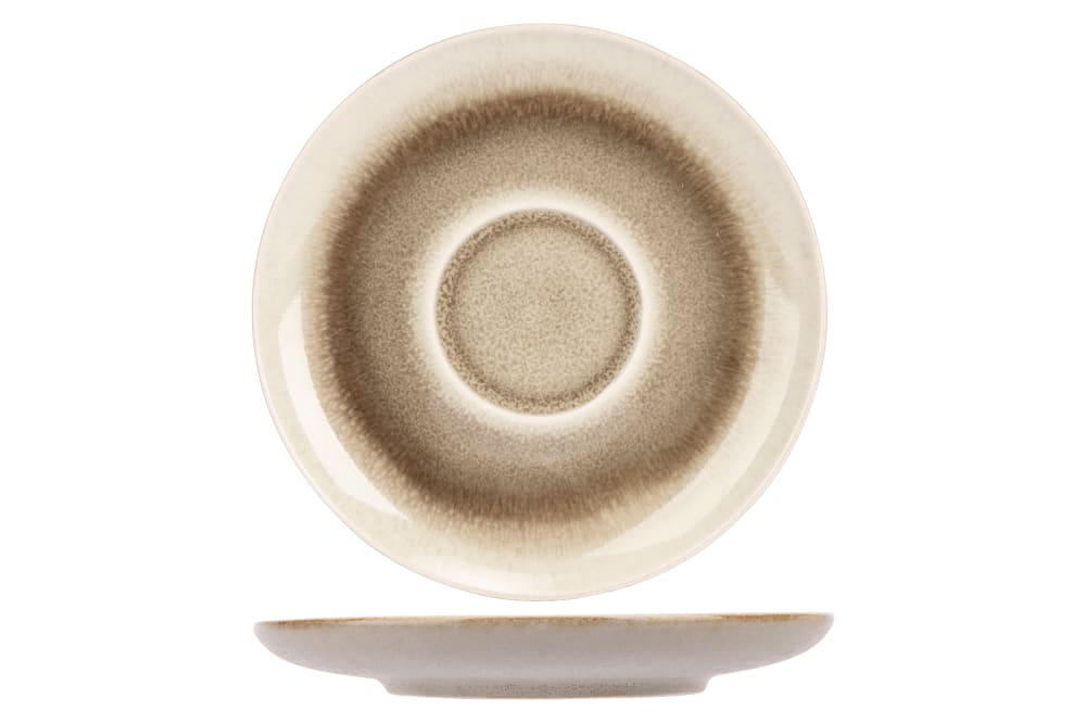 Lot 6 Sous-Tasses en Céramique, vert, D 13,5 cm Lot 6 Sous-Tasses en Céramique, vert, D 13,5 cm