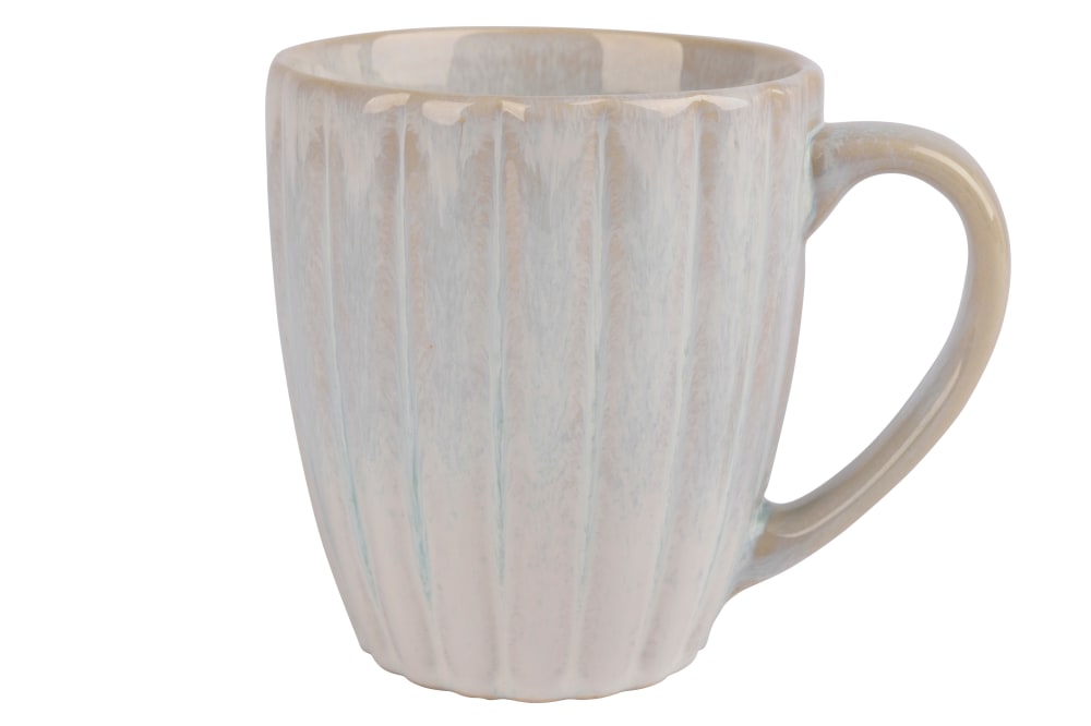 Lot de 6 Tasses en Céramqie, blanc, 35 cl