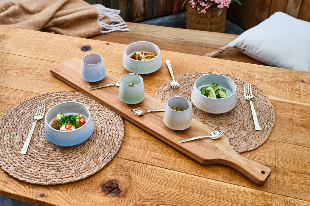 Lot de 3 Bols en Céramique, blanc, D 14xh7,5 cm - Maisons du Monde