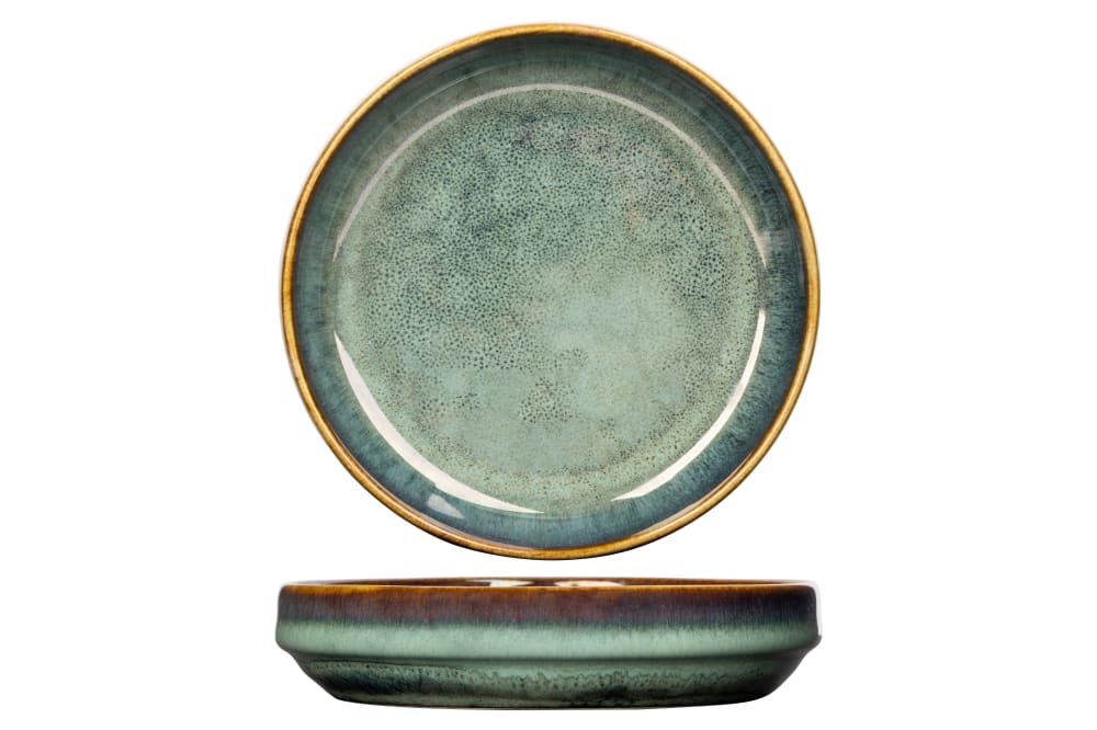 Lot de 6 Bols en Céramique, vert, D 11,5xh 2,5 cm