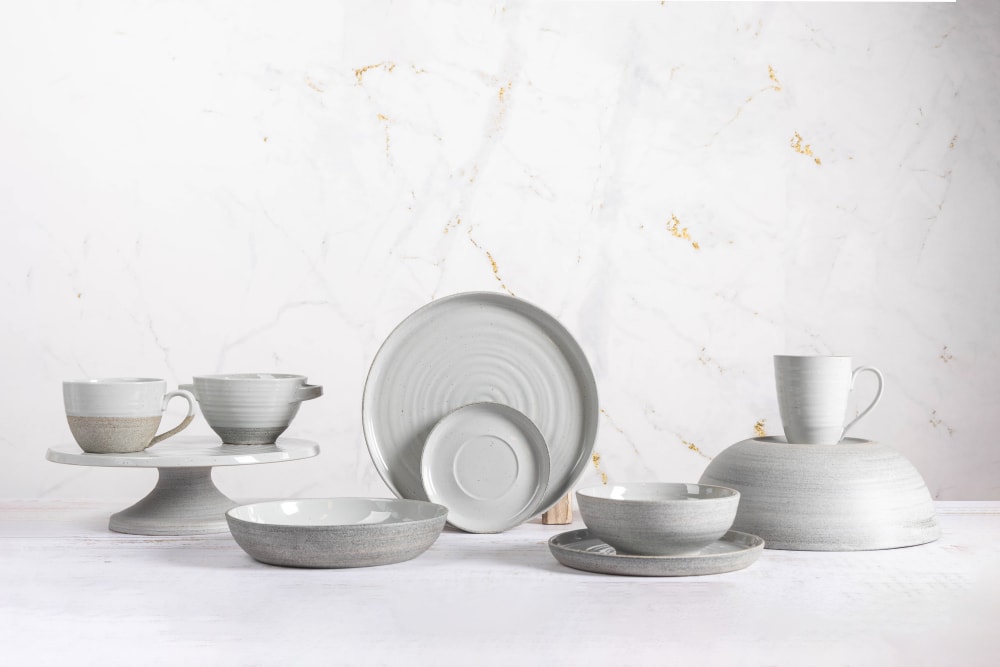 Lot de 6 Bols en Céramique, blanc, 57 cl - Maisons du Monde