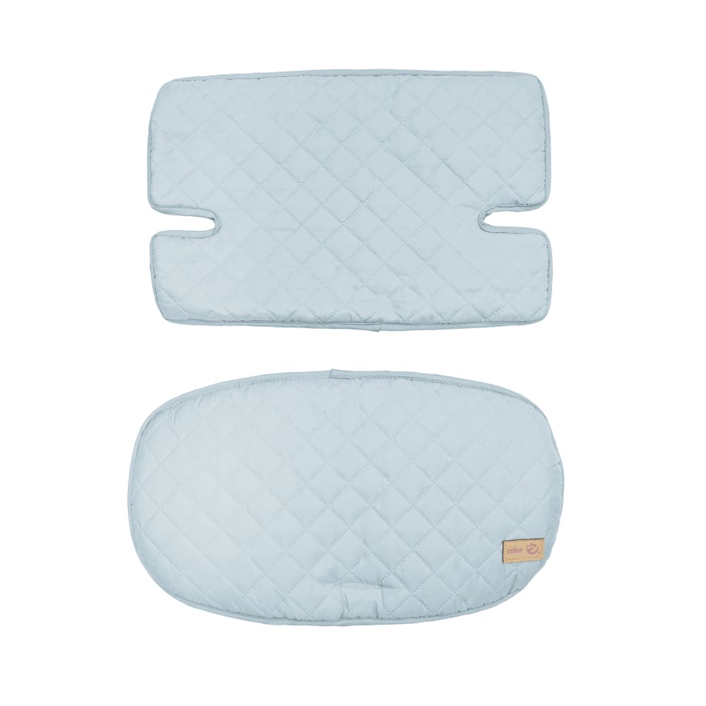 Coussin chaise haute bébé hydrofuge 2 pcs bleu