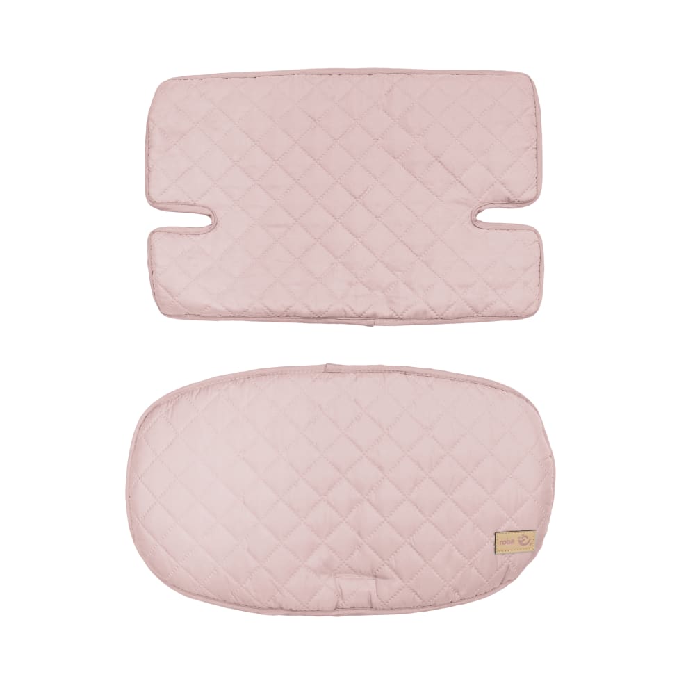 Coussin chaise haute bébé hydrofuge 2 pcs rose