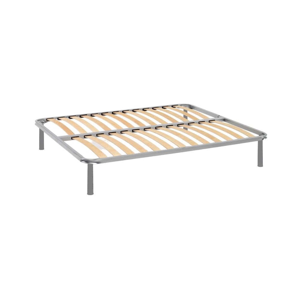 Sommier double gris 160x200cm