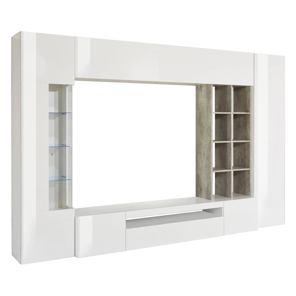 Meuble mural effet bois