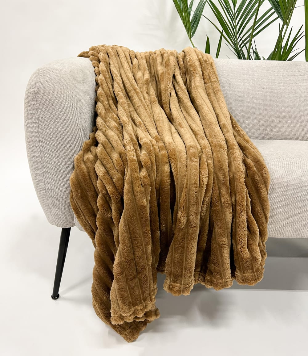 Plaid marron 150x200 cm