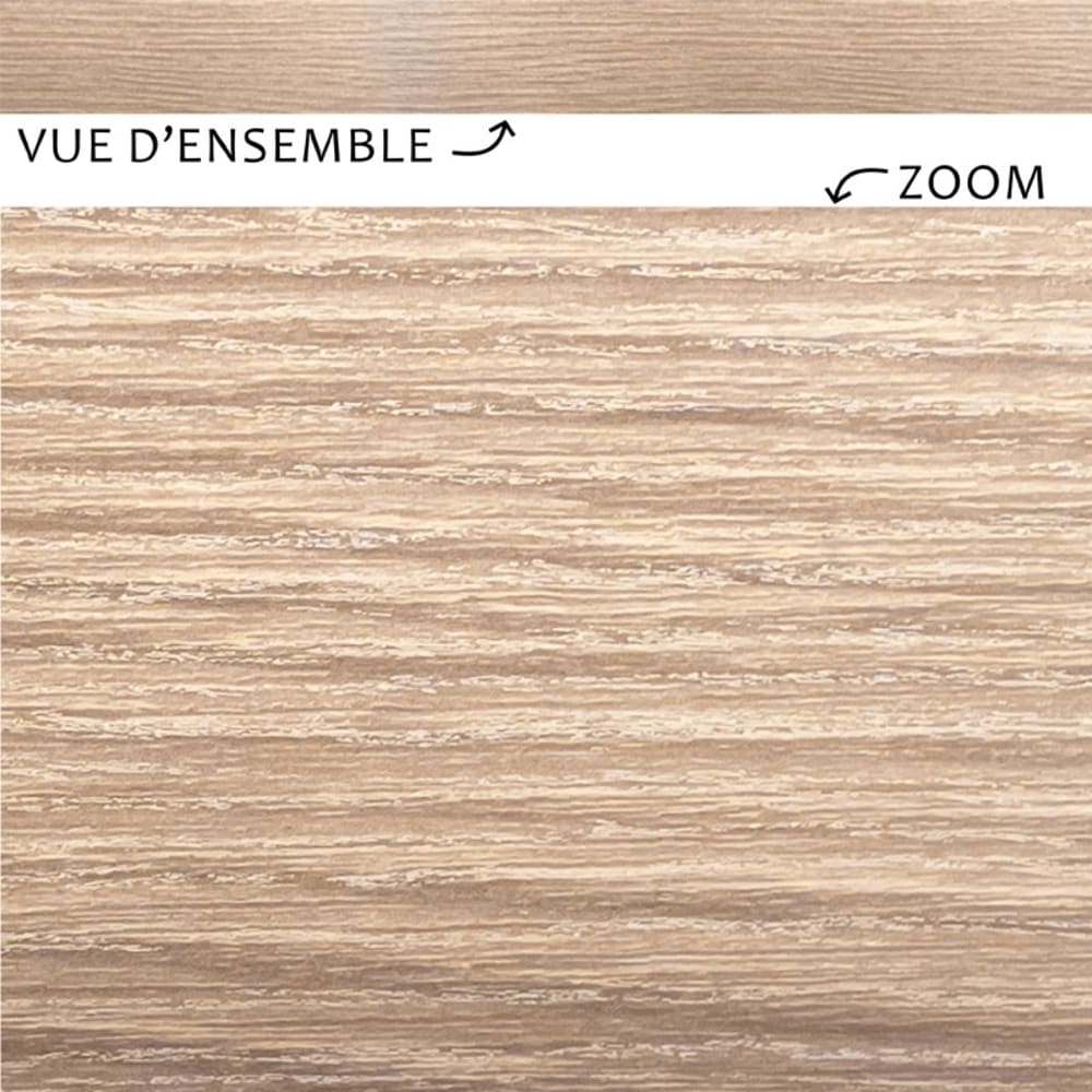 Plinthes PVC adhésives lot de 10 - 100x8 cm - Beige - Chêne Brut