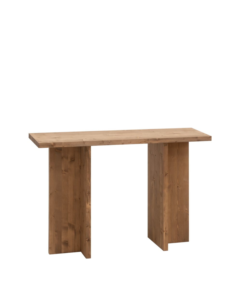 Console en bois de sapin vieilli 120x80cm