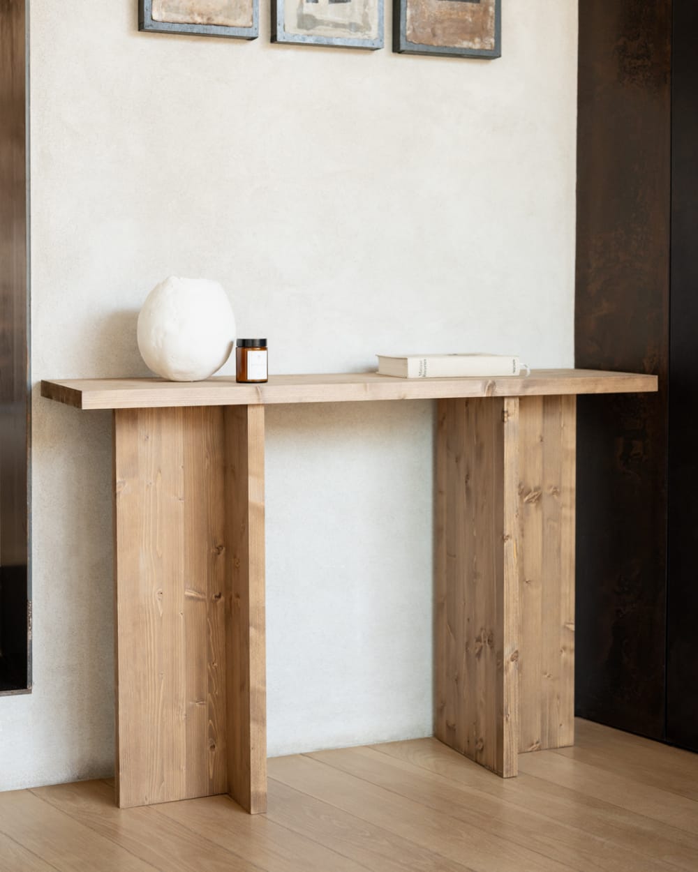 Console en bois de sapin vieilli 120x80cm - Maisons du Monde