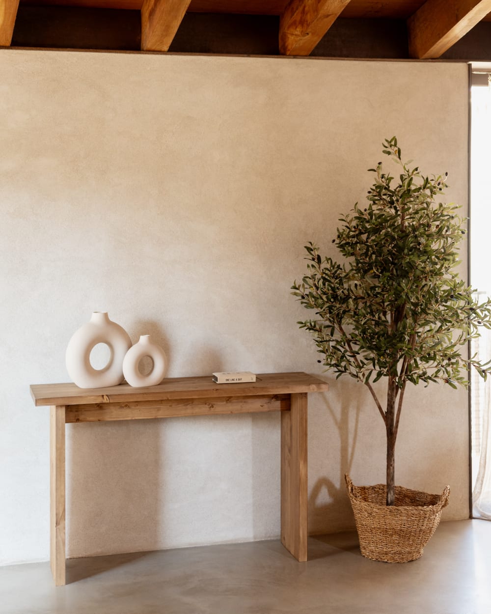 Console en bois de sapin vieilli 120x80cm - Maisons du Monde