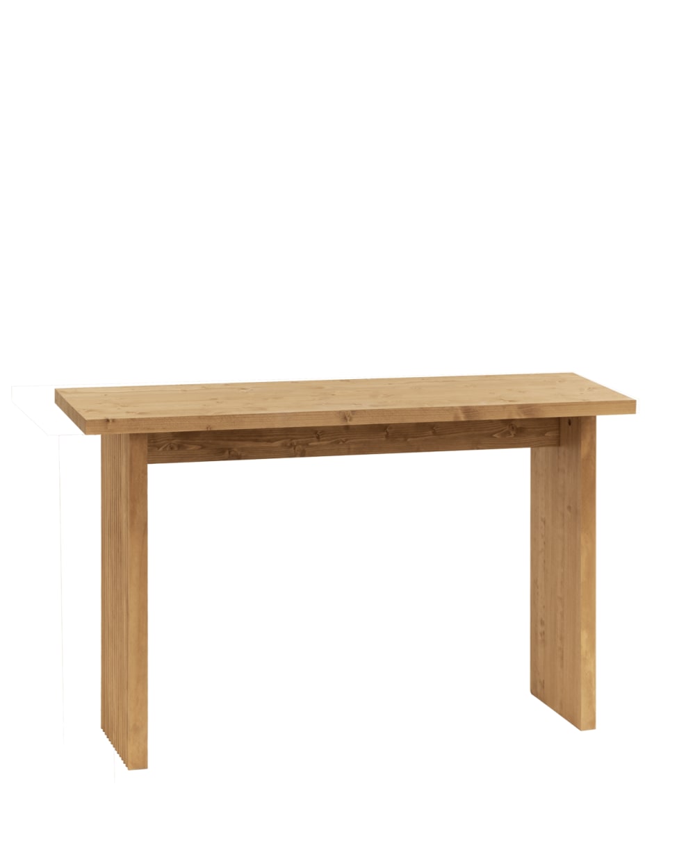 Console en bois de sapin marron clair 120x80cm