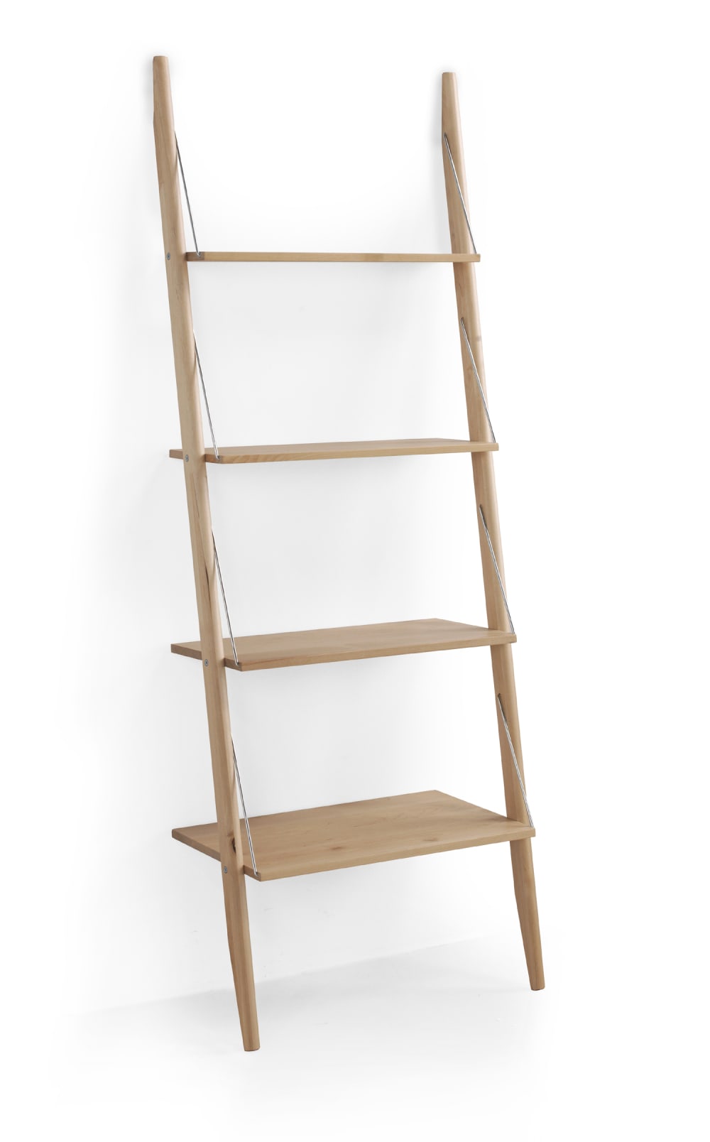 Etagère murale en bouleau naturel 4 étagères