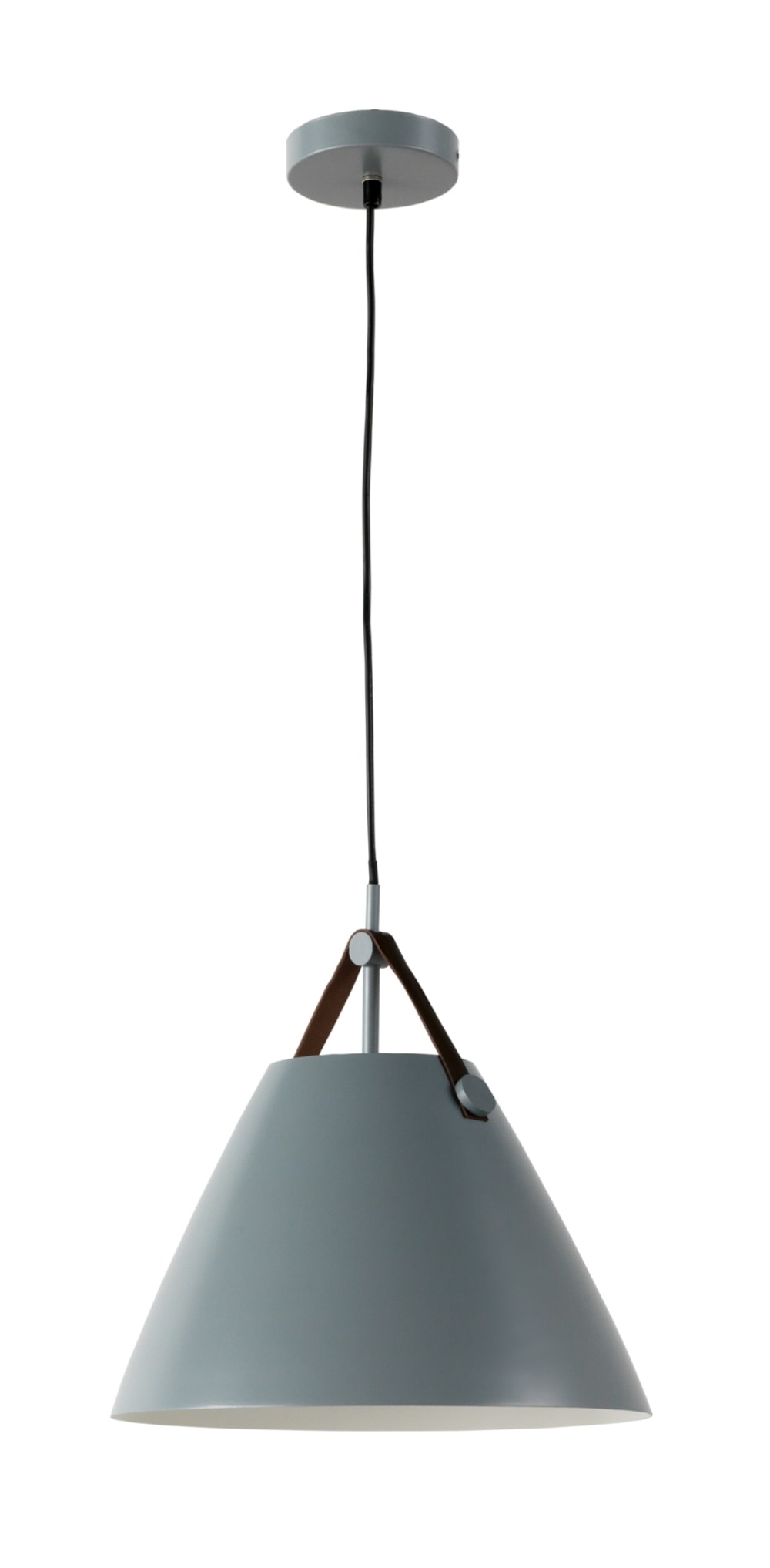 Plafonnier en métal argent